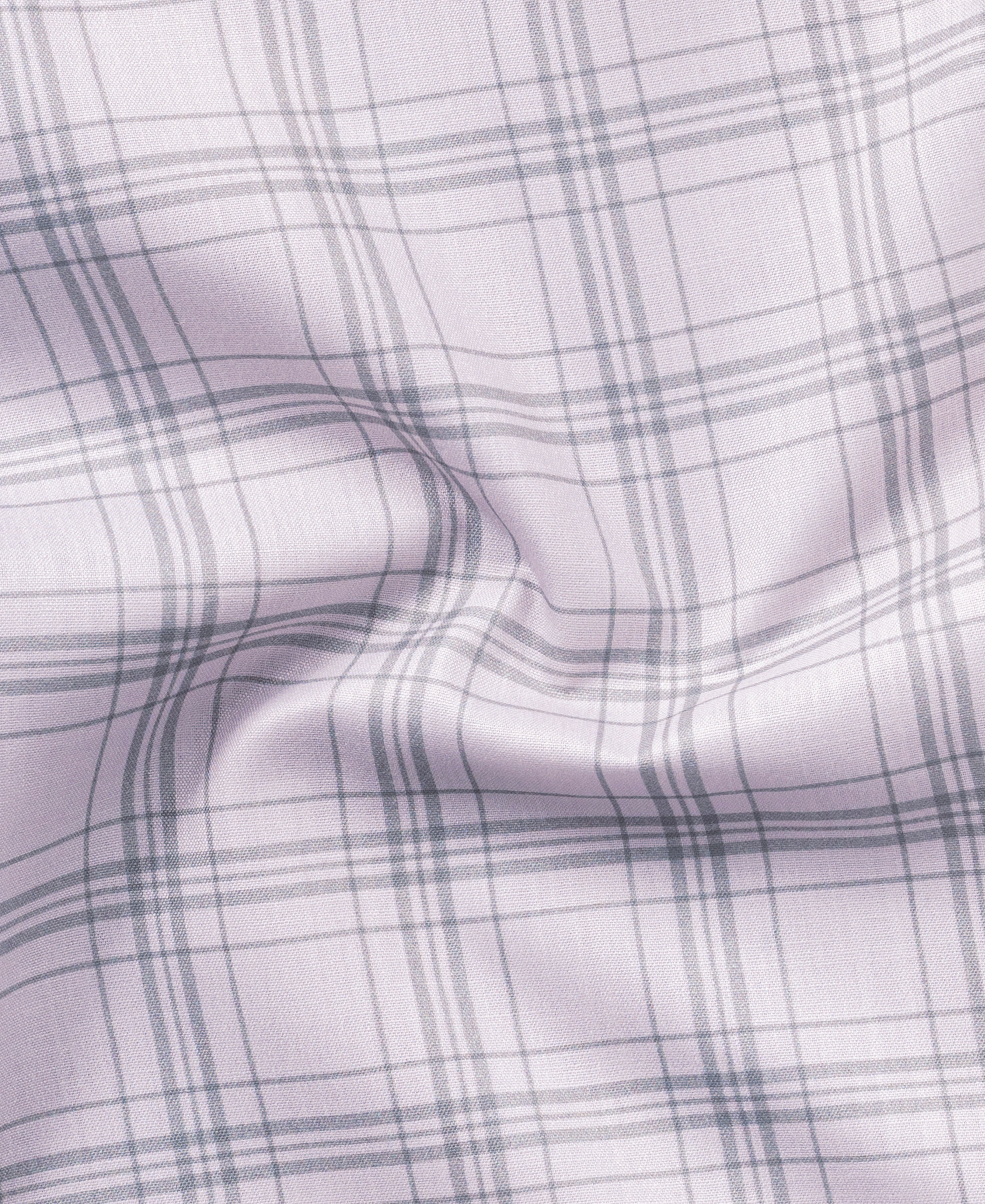 Cotton Check Shirt with Pocket and Long Sleeve