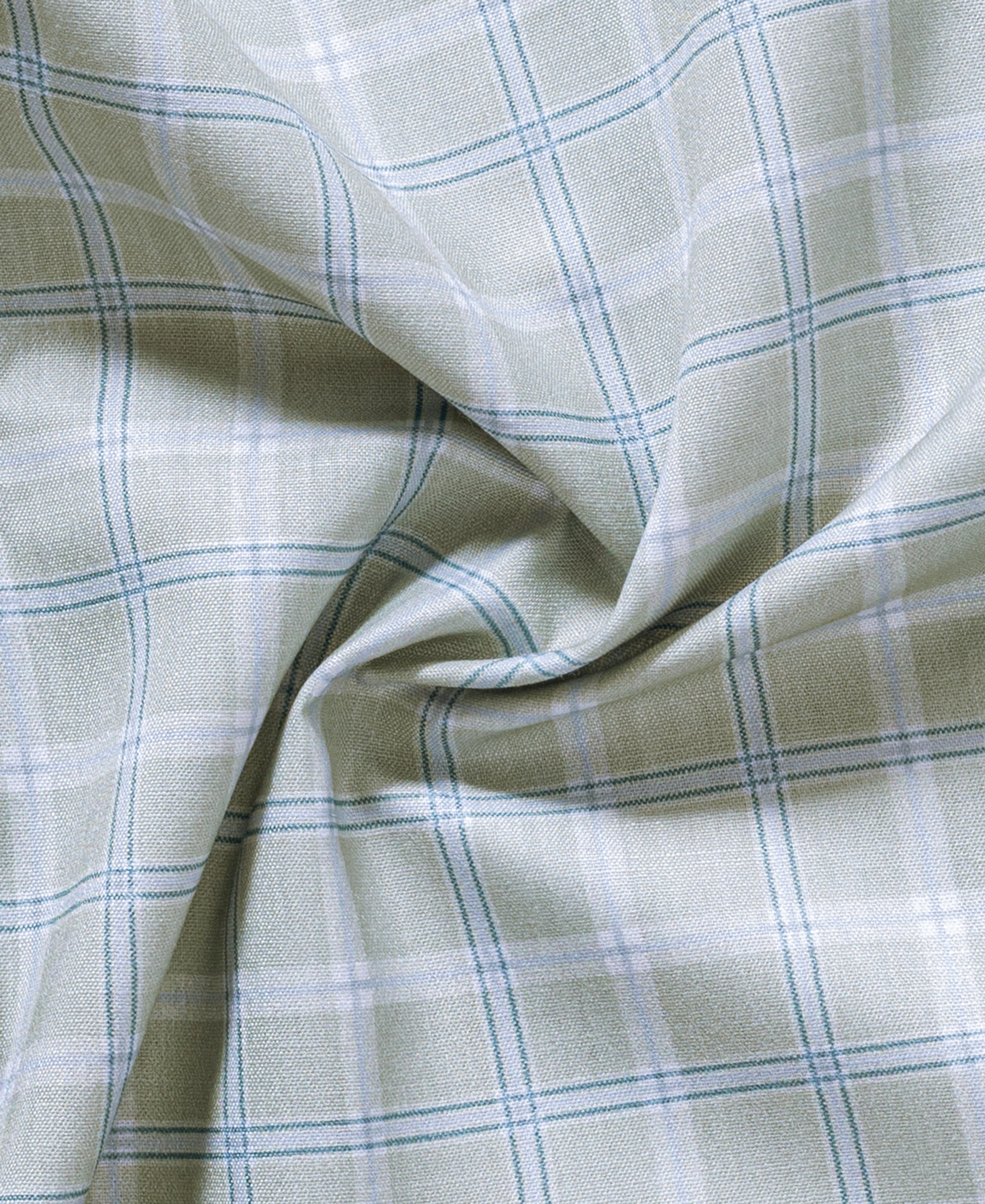 Men’s Relaxed Fit Cotton Shirt with Subtle Checks