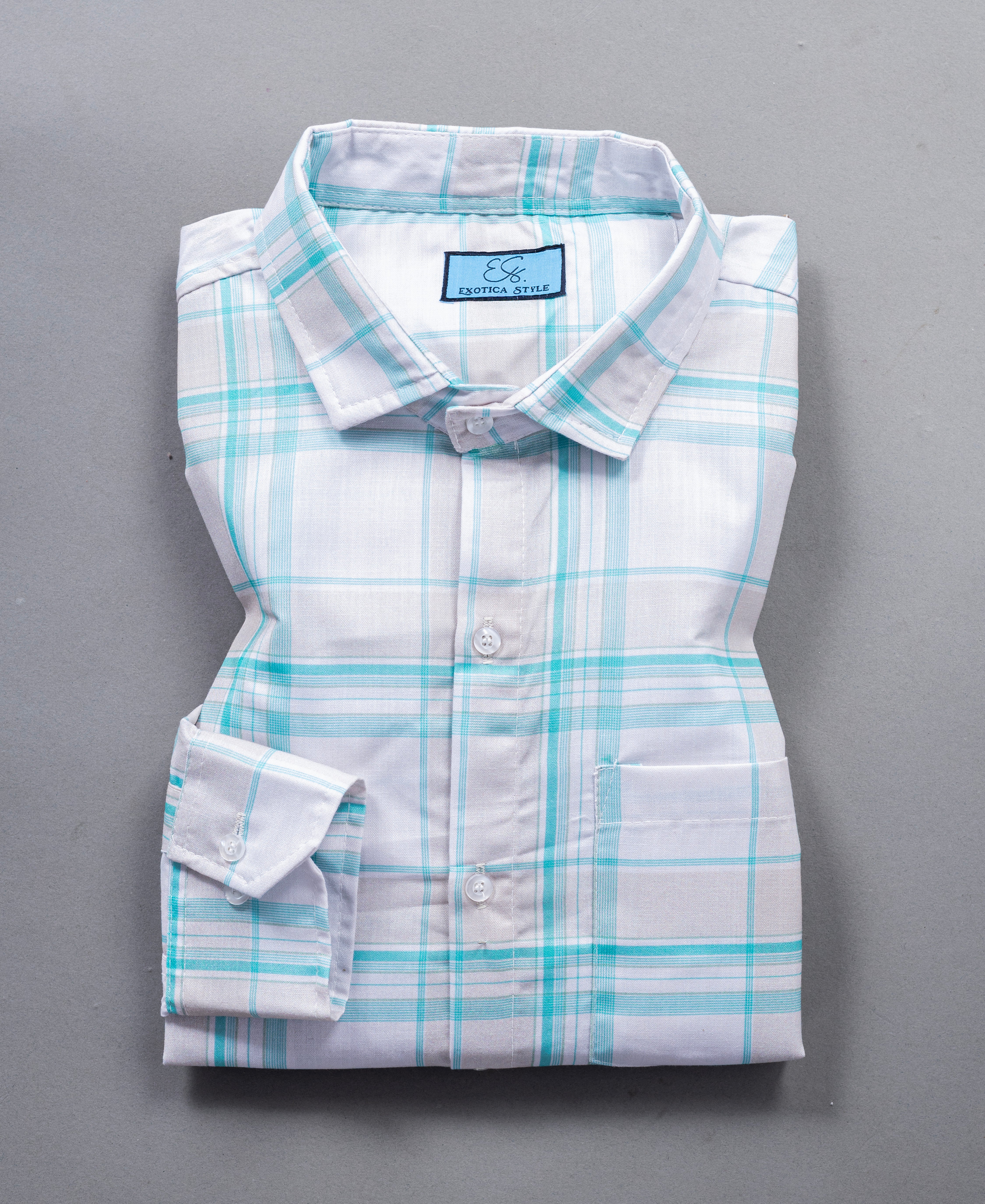 Men Checked Cotton Shirt With Soft Cotton Fabric